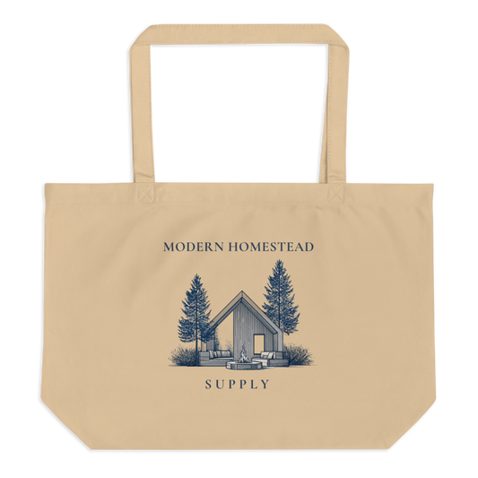 Modern Homestead Supply Large Premium Organic Tote Bag