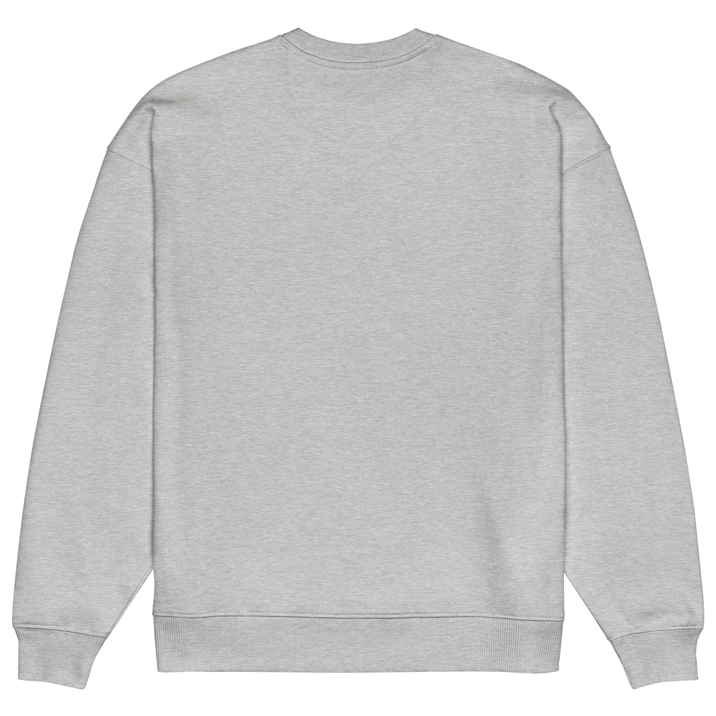 Gray sweatshirt on a white background