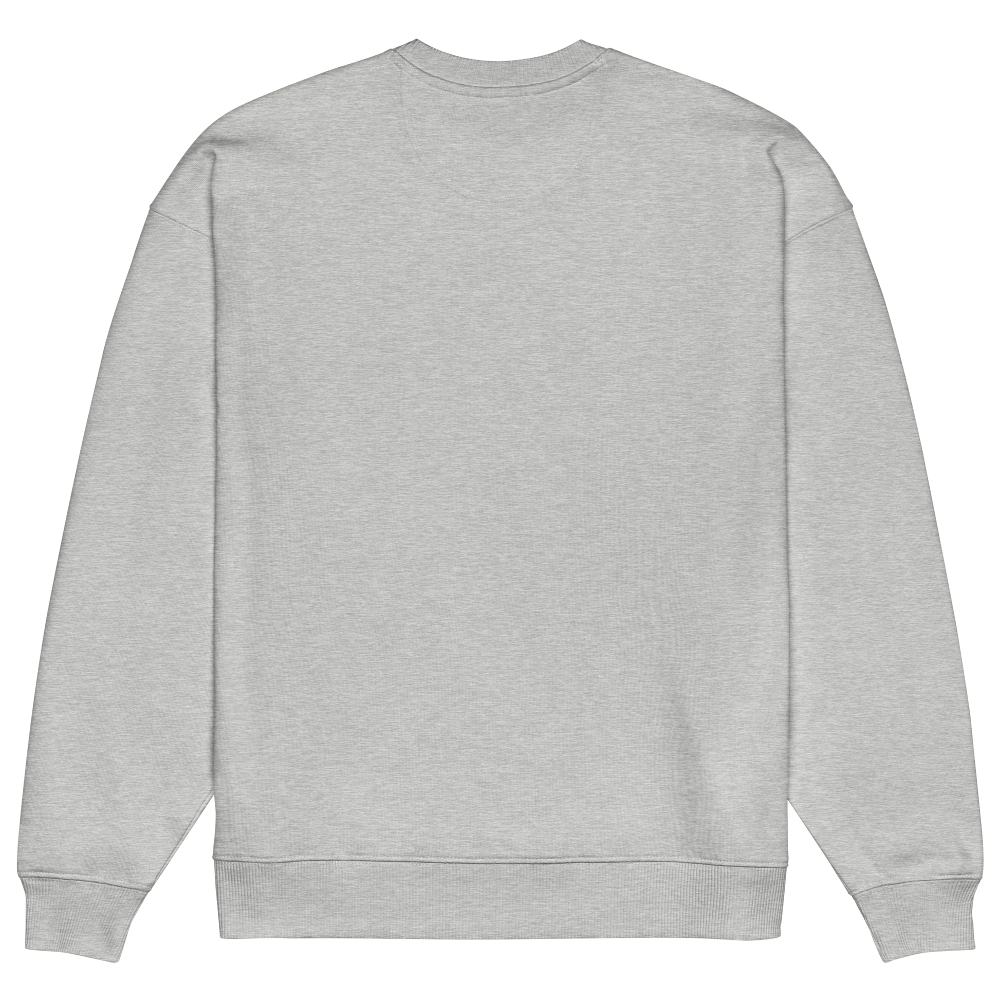 Gray sweatshirt on a white background